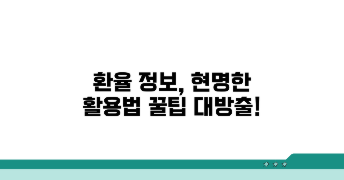 최신 환율 정보 활용 팁