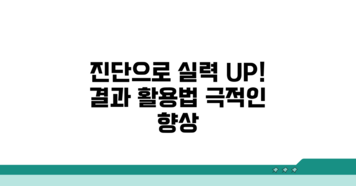 진단 결과로 실력 키우는 법