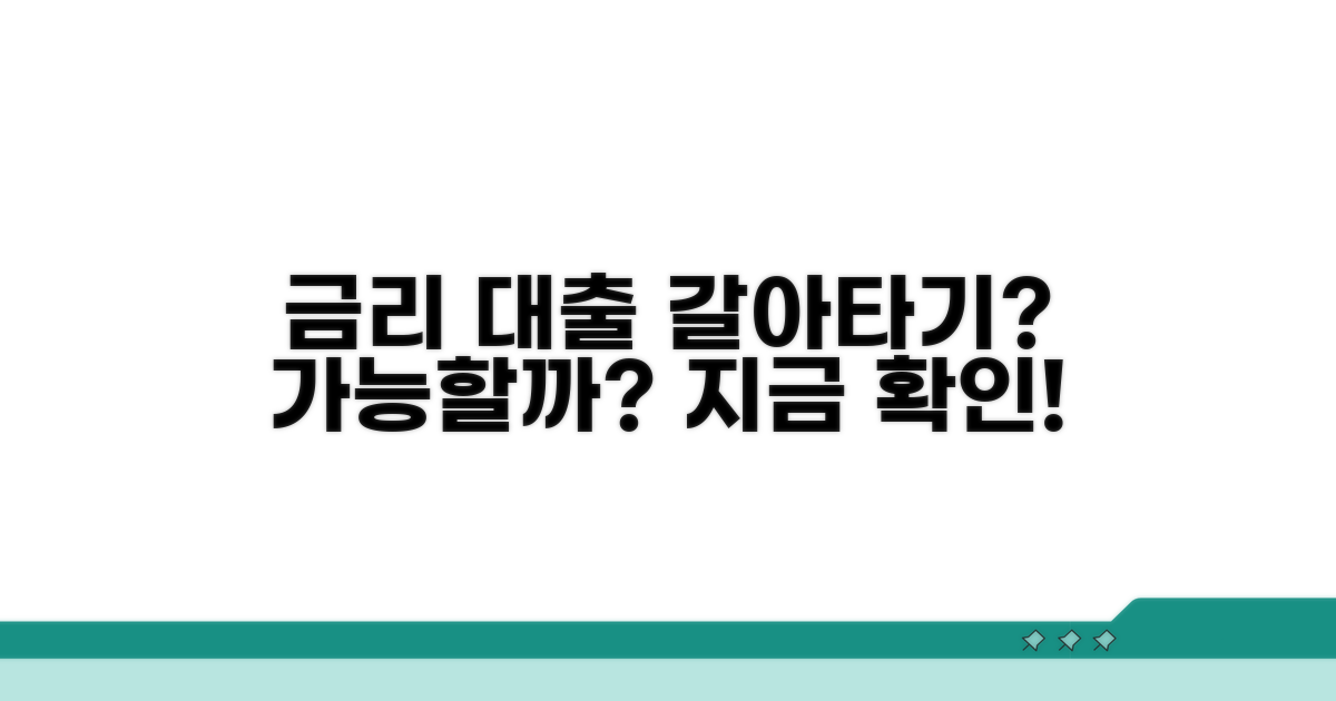 금리 올라도 대출 갈아타기 가능할까