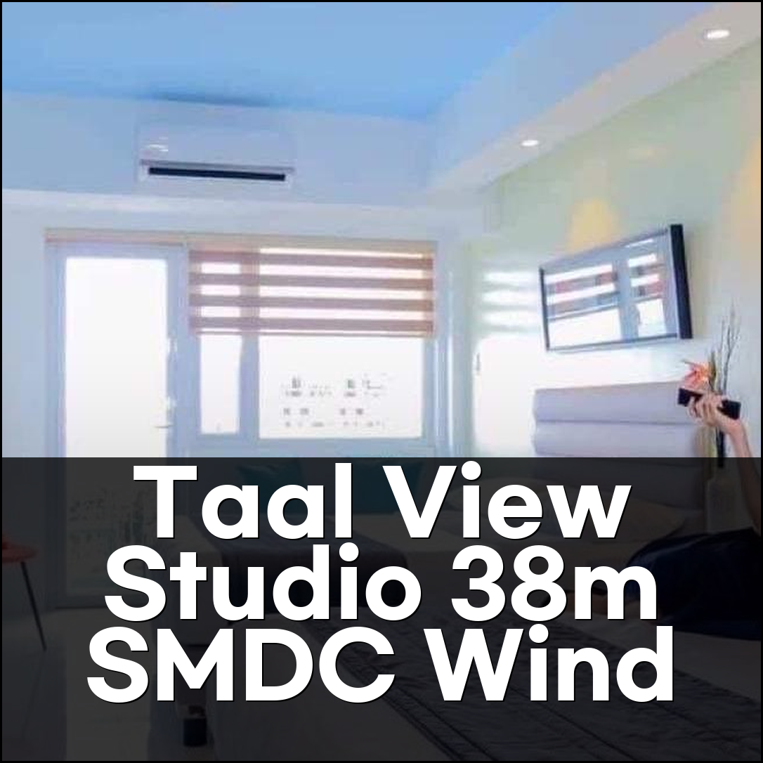 따가이따이 Taal 뷰 발코니 스튜디오 38m² SMDC 윈드 세린 실제 숙박 후기