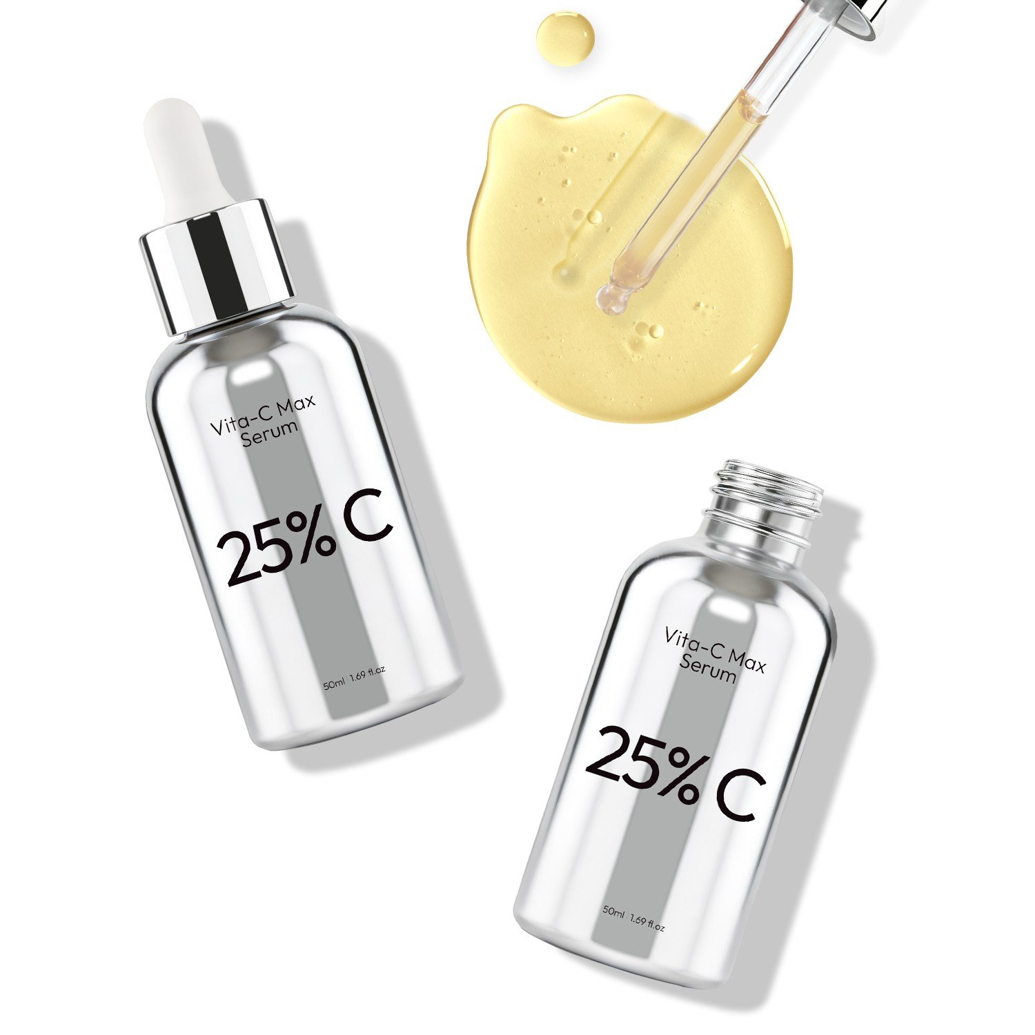 25% 비타민C 세럼 비타민 세럼 앰플 1위 기미 잡티 앰플 CE 페룰릭 안티옥시던트 세럼 비타민c 앰플 비에논 우레이드 기미앰플 검버섯 흑자 나이아신아마이드 미백앰플, 3개, 50ml 상세 이미지 1