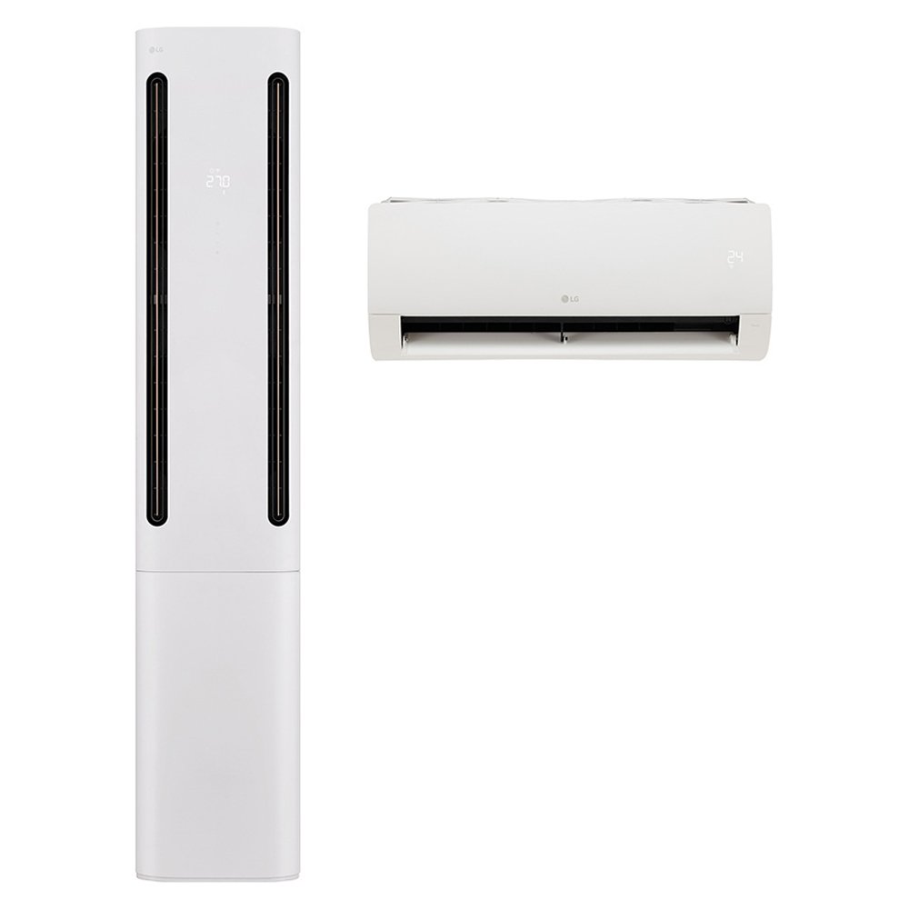 LG전자 인버터 52.8㎡ + 18.7㎡ 휘센 오브제컬렉션 쿨 2 in 1 멀티형 사계절에어컨 1시리즈 실내기 방문설치, FW16FC1EA2M, 매립배관형쿠폰할인 상세 이미지 1