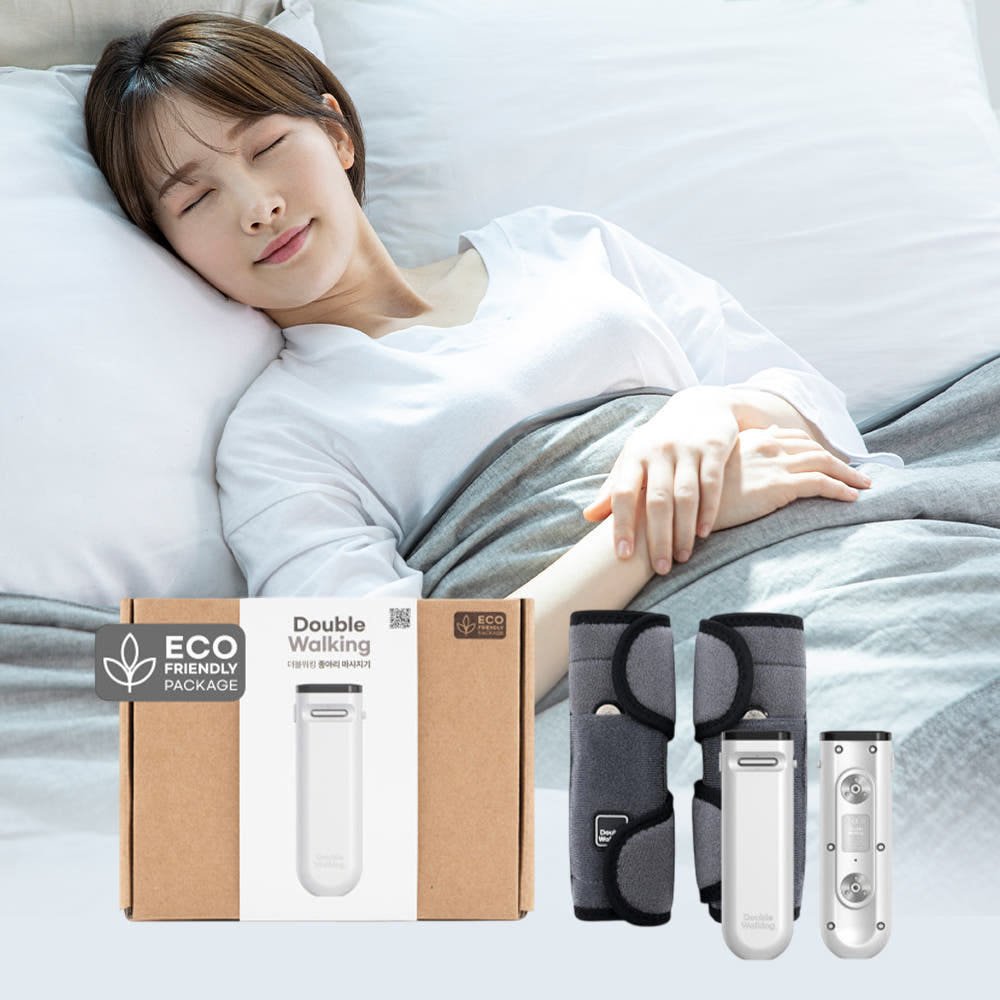 더블워킹 EMS 저주파 종아리 마사지기 기본형(본체2, 패드2, 충전선1) 상세 이미지 2