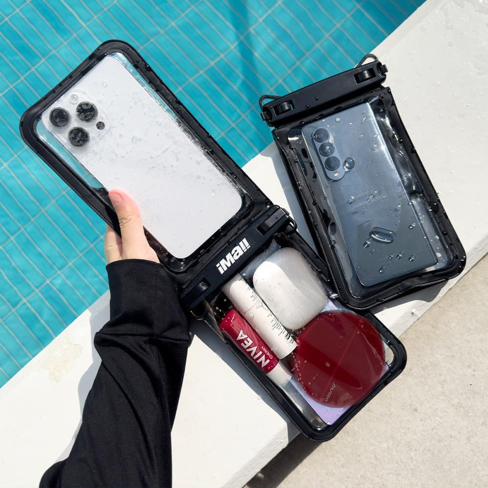 더블 방수팩 핸드폰 아이폰 워터밤 물놀이 수납 상세 이미지 1
