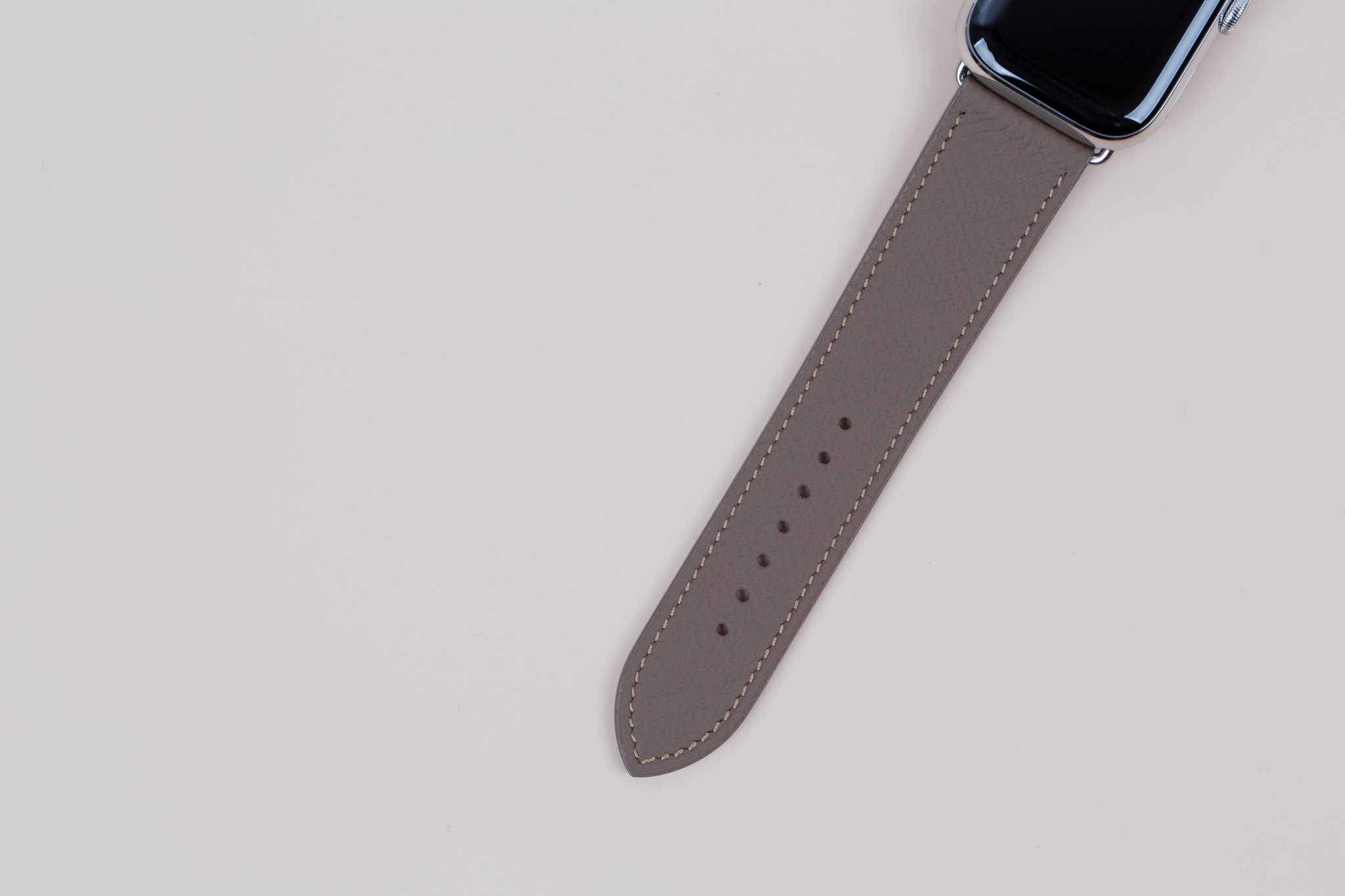 애플워치 가죽 스트랩 울트라 애플워치10 애플워치9 8 7 6 SE2 3 밴드 줄 줄질 상세 이미지 1