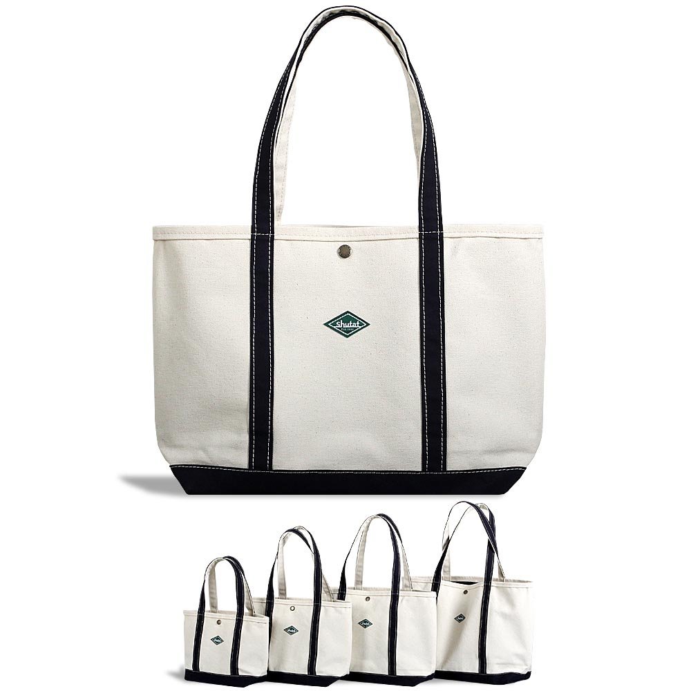 슈타트 에코백 이지 토트 네이비 에크루 데일리 캔버스 숄더백 가방 상세 이미지 1