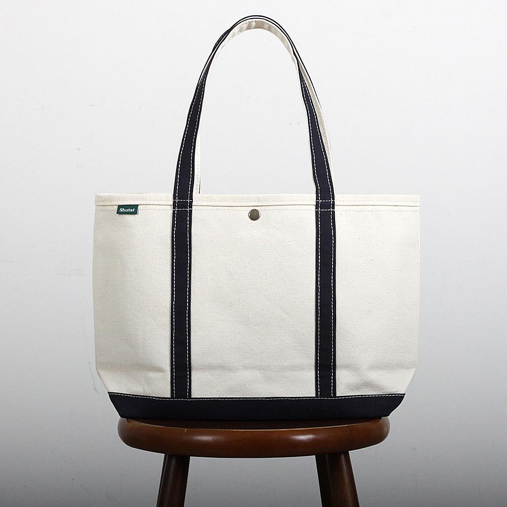 슈타트 에코백 이지 토트 네이비 에크루 데일리 캔버스 숄더백 가방 상세 이미지 2