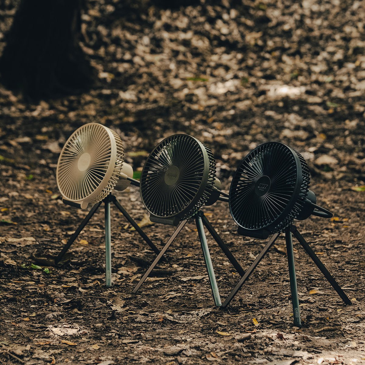 카고컨테이너 캠핑 선풍기 멀티팬 L 라지 캠핑용 무선 서큘레이터 카키 상세 이미지 2