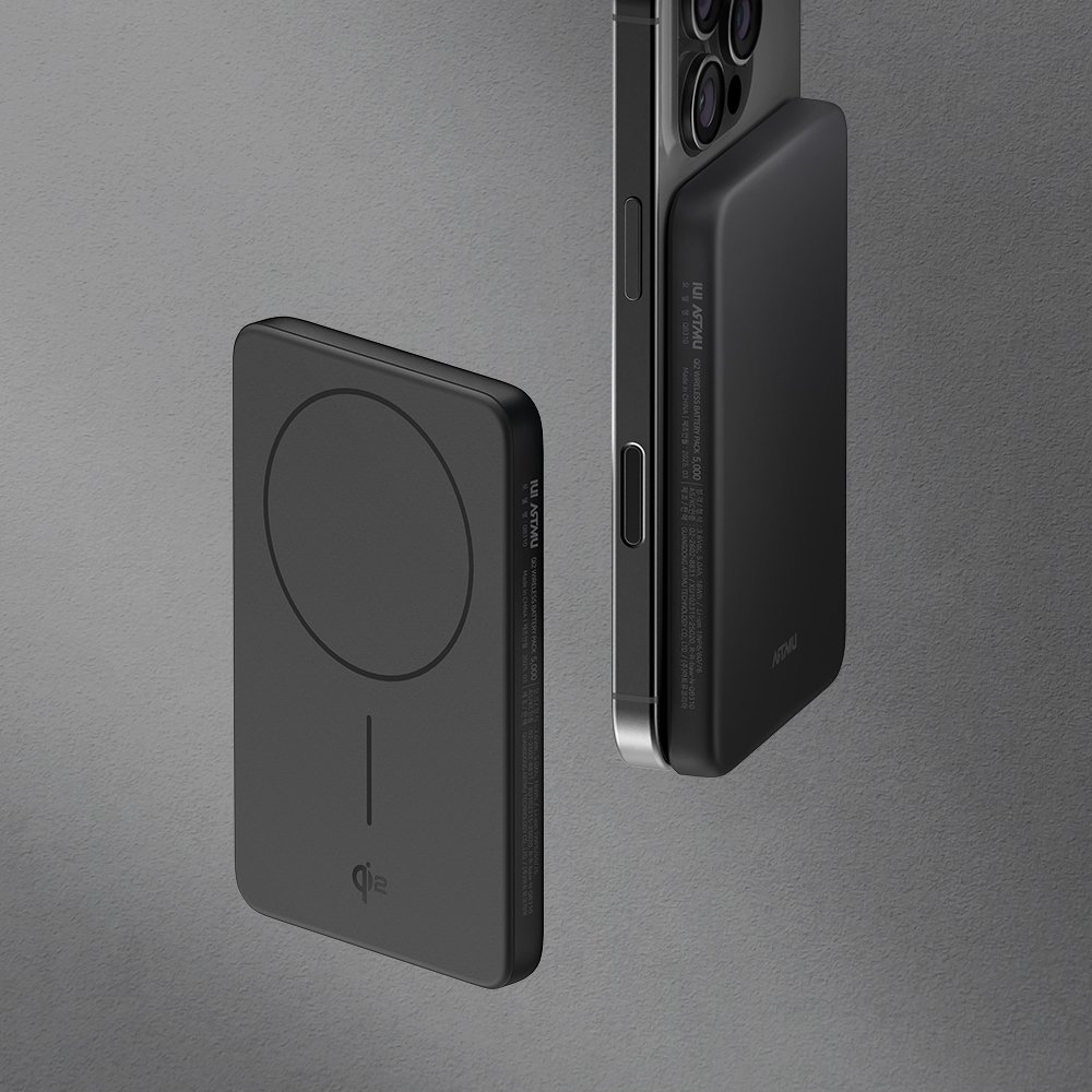 Qi2 15W 맥세이프 초슬림 고속 보조배터리 5000mAh QB310 화이트 상세 이미지 2