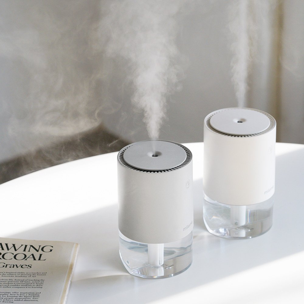 밀레마 사무실 미니 가습기 탁상용 무선 휴대용 듀얼각도 무드등 상세 이미지 2