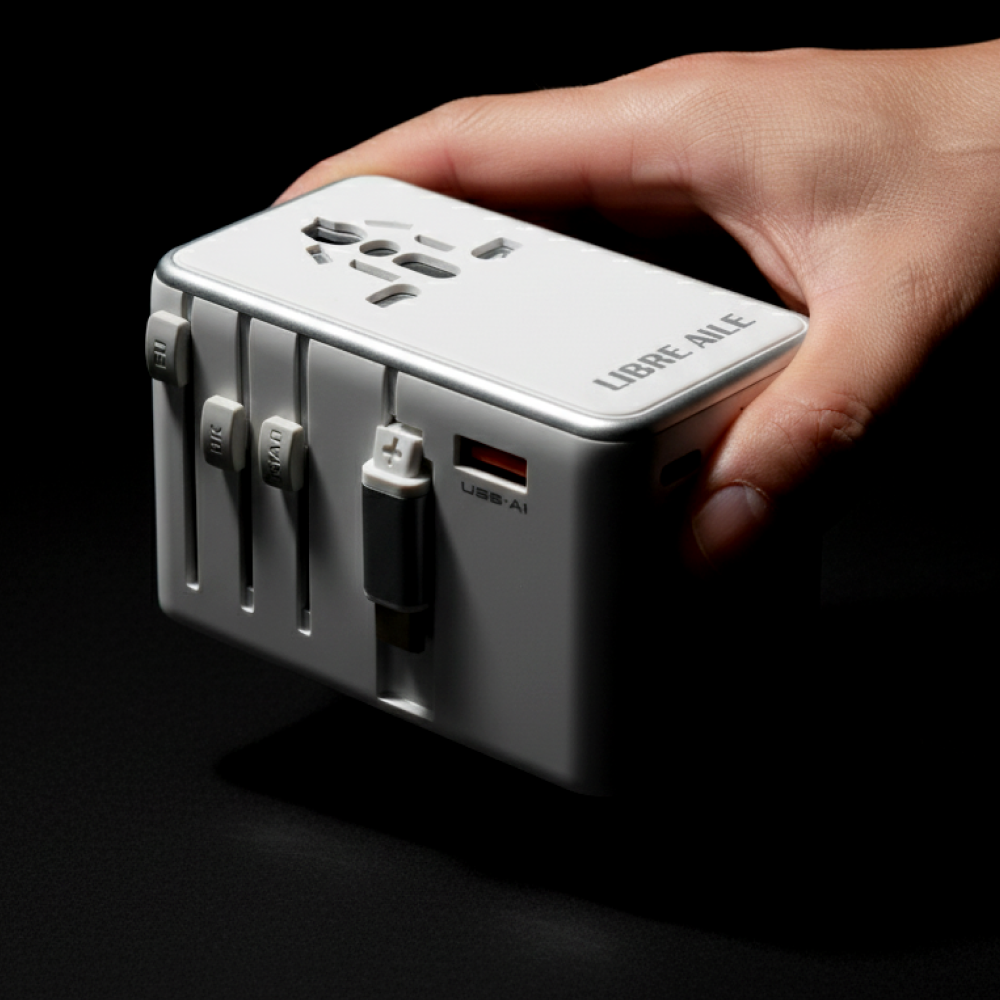 리브엘 여행용 멀티 어댑터 해외 여행 USB 멀티탭 100W 일본 호주 중국 유럽 미국 상세 이미지 2