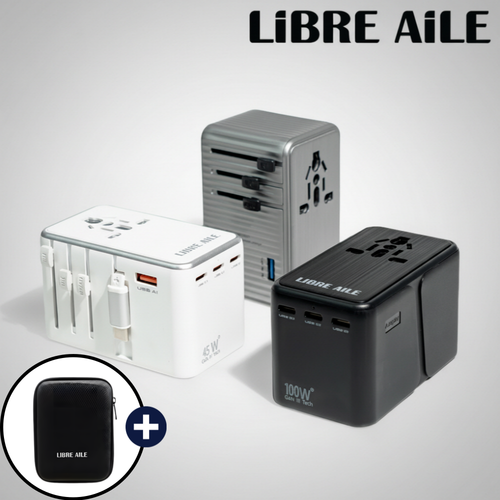 리브엘 여행용 멀티 어댑터 해외 여행 USB 멀티탭 100W 일본 호주 중국 유럽 미국 상세 이미지 1