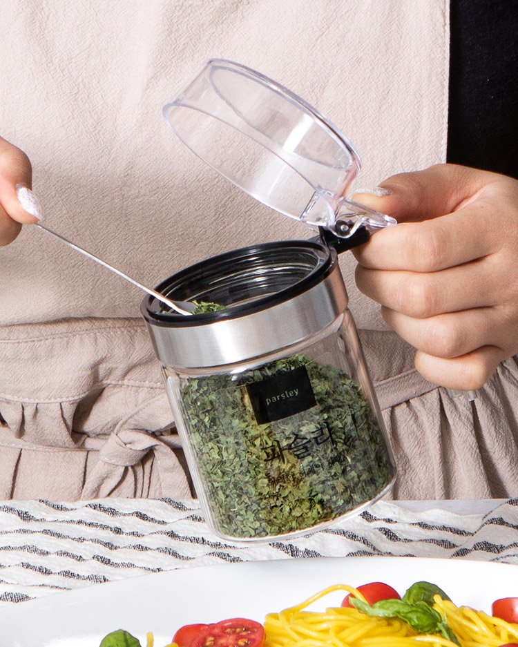 더쉐프 양념통세트 조미료통 스텐 양념병+스푼 (CRO0024) 상세 이미지 1