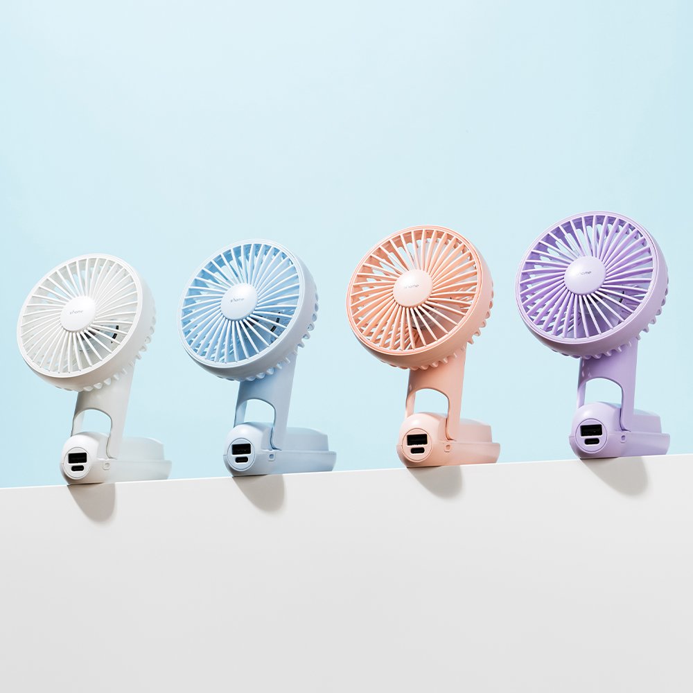 시홈 휴대용 미니 손 선풍기 무선 접이식 초강력 손풍기 탁상용 상세 이미지 1