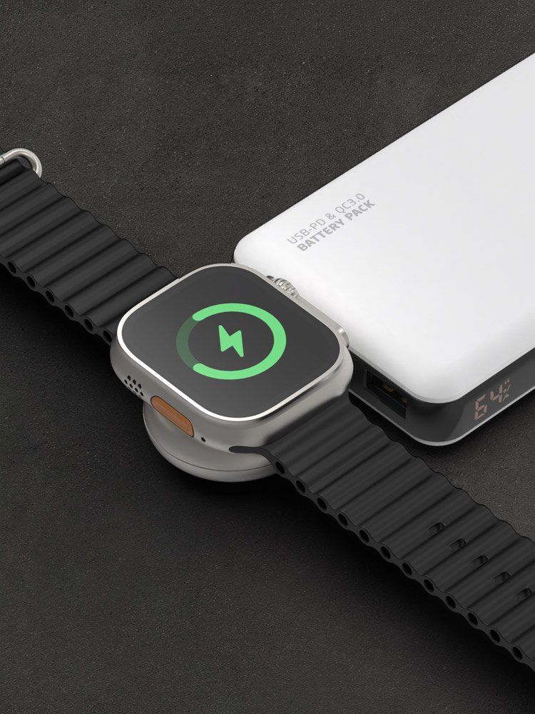애플 MFi 인증 USB-C타입 애플워치 휴대용 마그네틱 고속충전기 AC210 상세 이미지 2