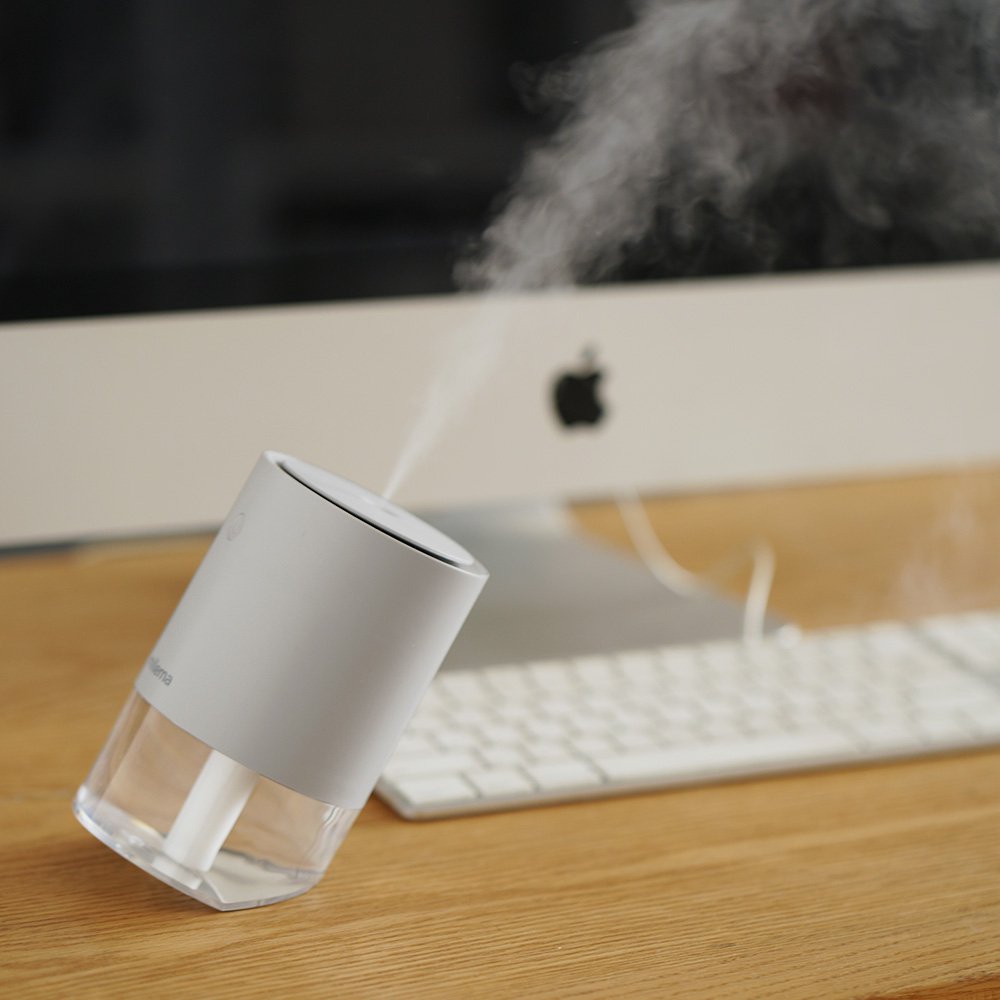 밀레마 사무실 미니 가습기 탁상용 무선 휴대용 듀얼각도 무드등 상세 이미지 1