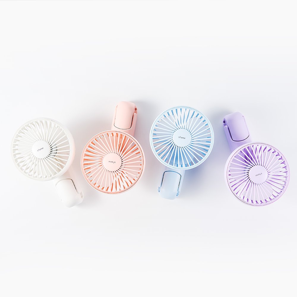 시홈 휴대용 미니 손 선풍기 무선 접이식 초강력 손풍기 탁상용 상세 이미지 1