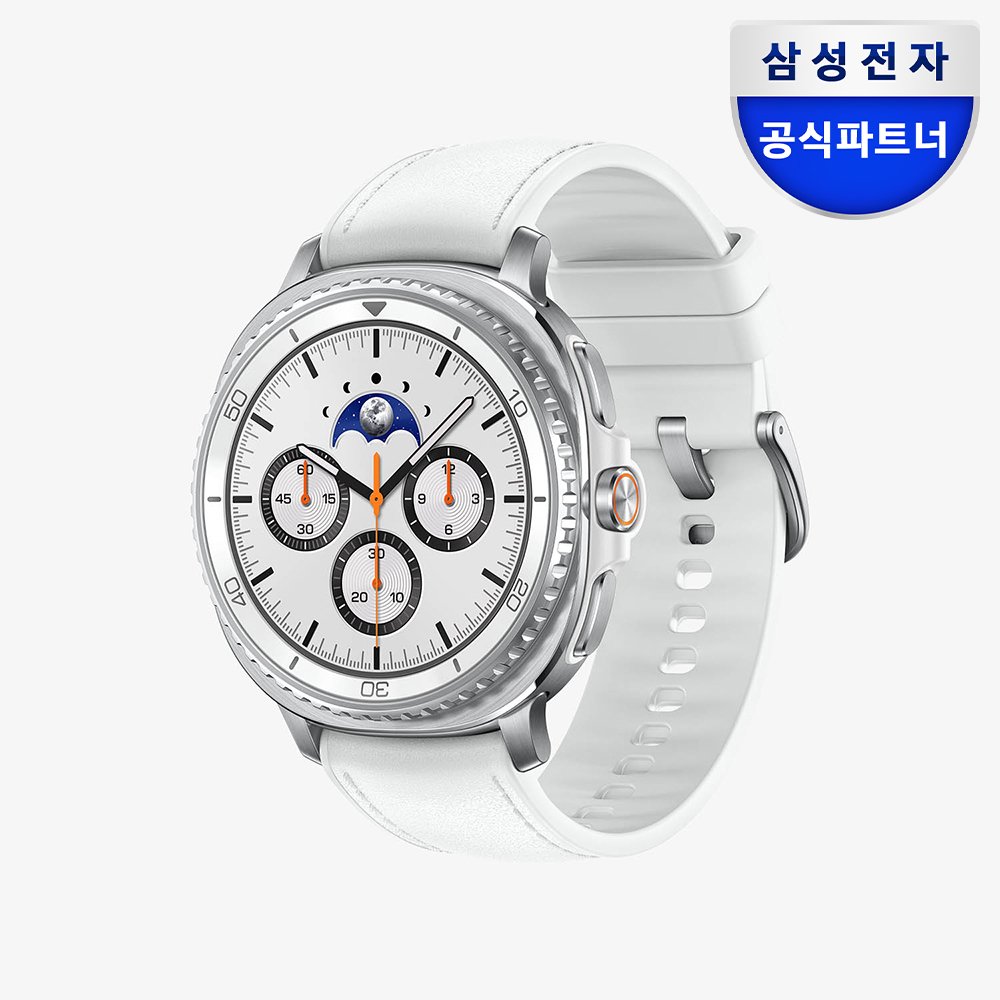 삼성 갤럭시 워치8 클래식 (강화유리 2매 패키지) 화이트, 46mm, 블루투스 상세 이미지 1