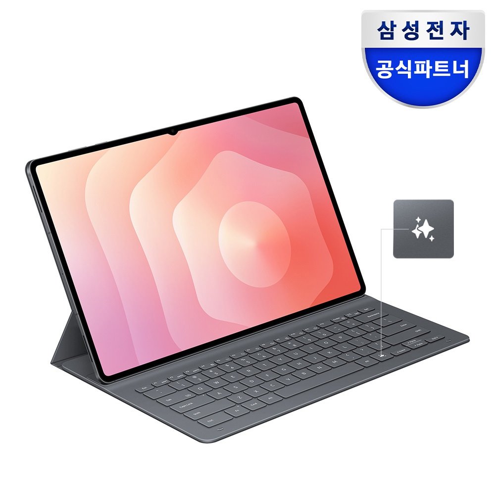 삼성 정품 AI 슬림 키보드 북커버 케이스 블랙, 갤럭시 탭 S11 울트라 상세 이미지 1