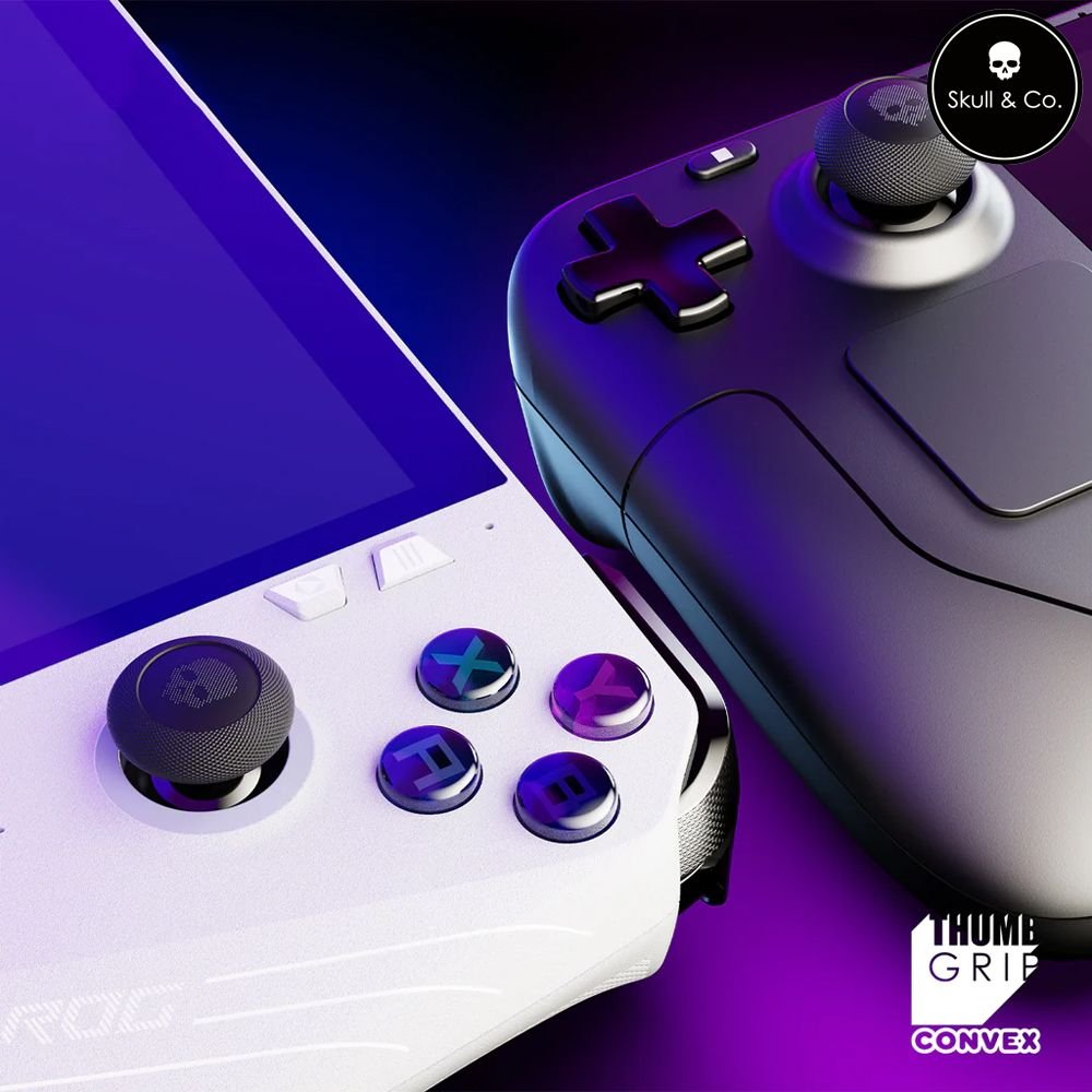 스팀덱 ROG XBOX Ally 스틱커버 스컬앤코 컨백스 상세 이미지 2