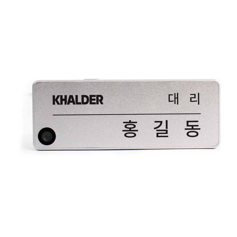 칼더 명찰형 바디캠 128GB 9시간 연속촬영 옷핀 자석 건설 은행 공공기관 회사 블랙박스 상세 이미지 1
