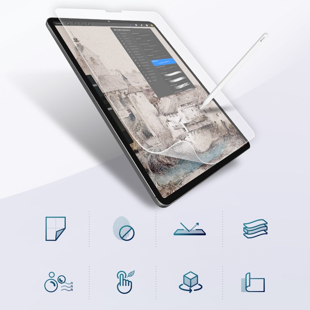 갤럭시탭 S10플러스 S9+ S7 FE S8플러스 S7플러스 종이질감 액정보호필름 상세 이미지 1