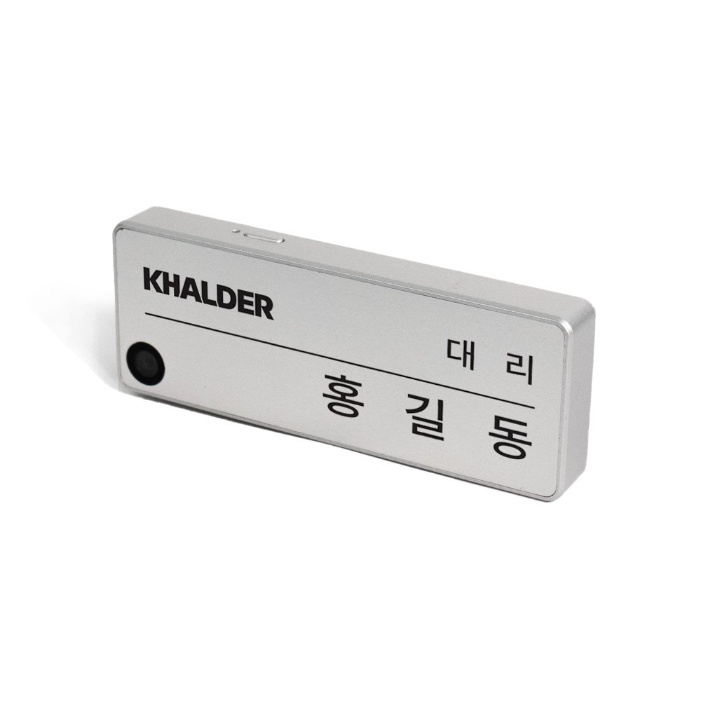 칼더 명찰형 바디캠 128GB 9시간 연속촬영 옷핀 자석 건설 은행 공공기관 회사 블랙박스 상세 이미지 2
