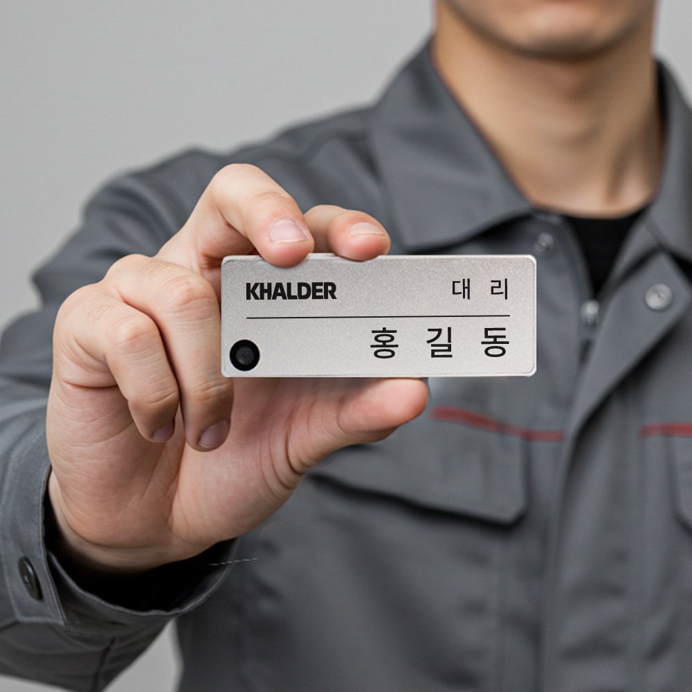 칼더 명찰형 바디캠 128GB 9시간 연속촬영 옷핀 자석 건설 은행 공공기관 회사 블랙박스 상세 이미지 1